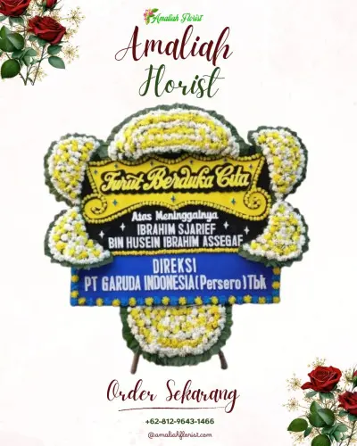 Papan Bunga Duka di Indra Kasih